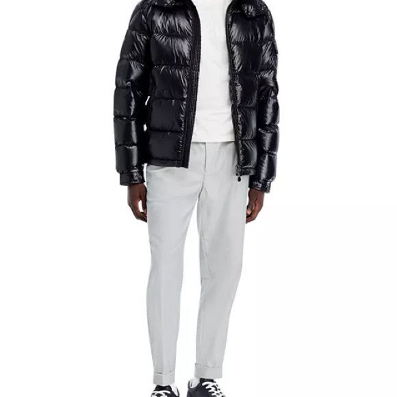 Authentic Moncler, Puffer Goose Down Fill Hood Black Mens Size 2XL or 5, Maya